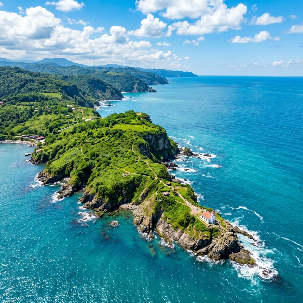 Karadeniz koyunda ahşap tekne